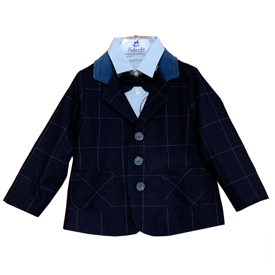 
  Bellissima giacca elegante della linea abbigliamento bambino Ambarabà, in panno
  con pattern ...