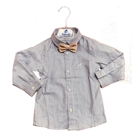 CAMICIA - AMBARABÀ - Colore: Celeste - Stagione: Autunno-Inverno