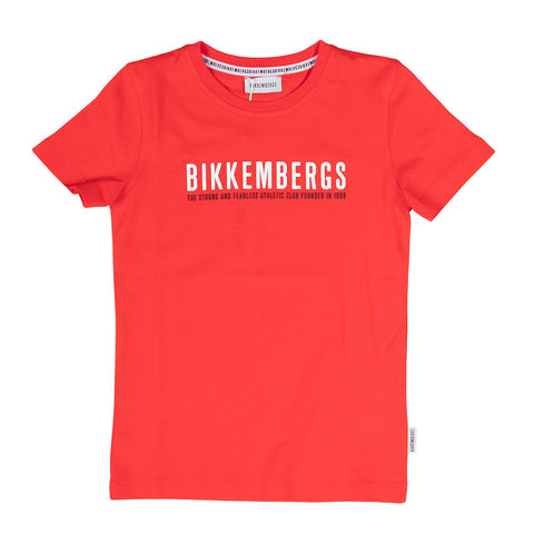 T-SHIRT - BIKKEMBERGS - Colore: Rosso - Stagione: Primavera-Estate