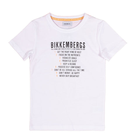T-SHIRT - BIKKEMBERGS - Colore: Bianco - Stagione: Primavera-Estate