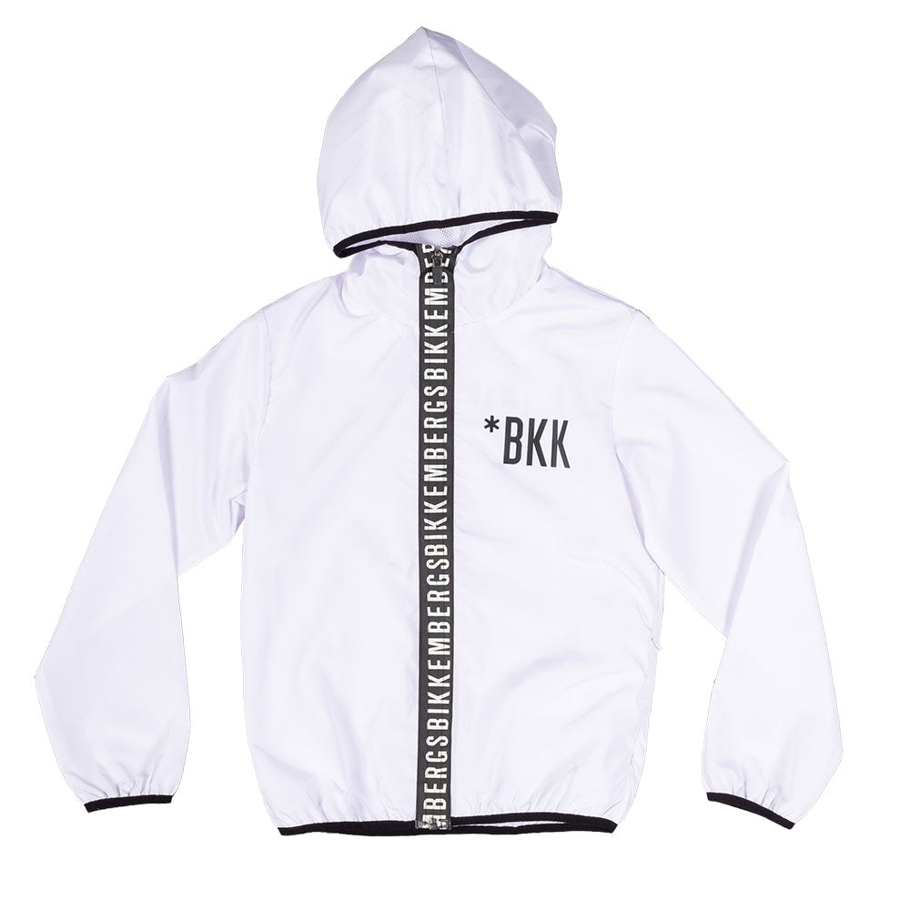 
Blouson de la Ligne Enfant Bikkembergs, coupe-vent, avec fermeture éclair et capuche. Intérieur ...