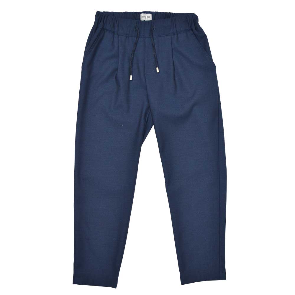 Long trousers from the Bikkembergs children's clothing line, with elastic and drawstring at the w...