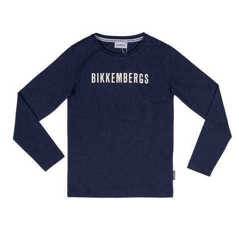T-SHIRT - BIKKEMBERGS - Colore: Blu - Stagione: Autunno-Inverno