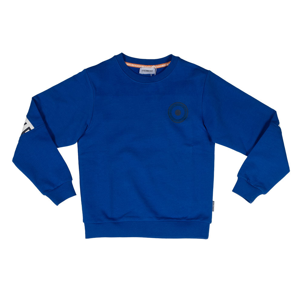 Blouse légèrement molletonnée, de la Ligne Vêtements Enfant Bikkembergs, avec petit logo imprimé ...