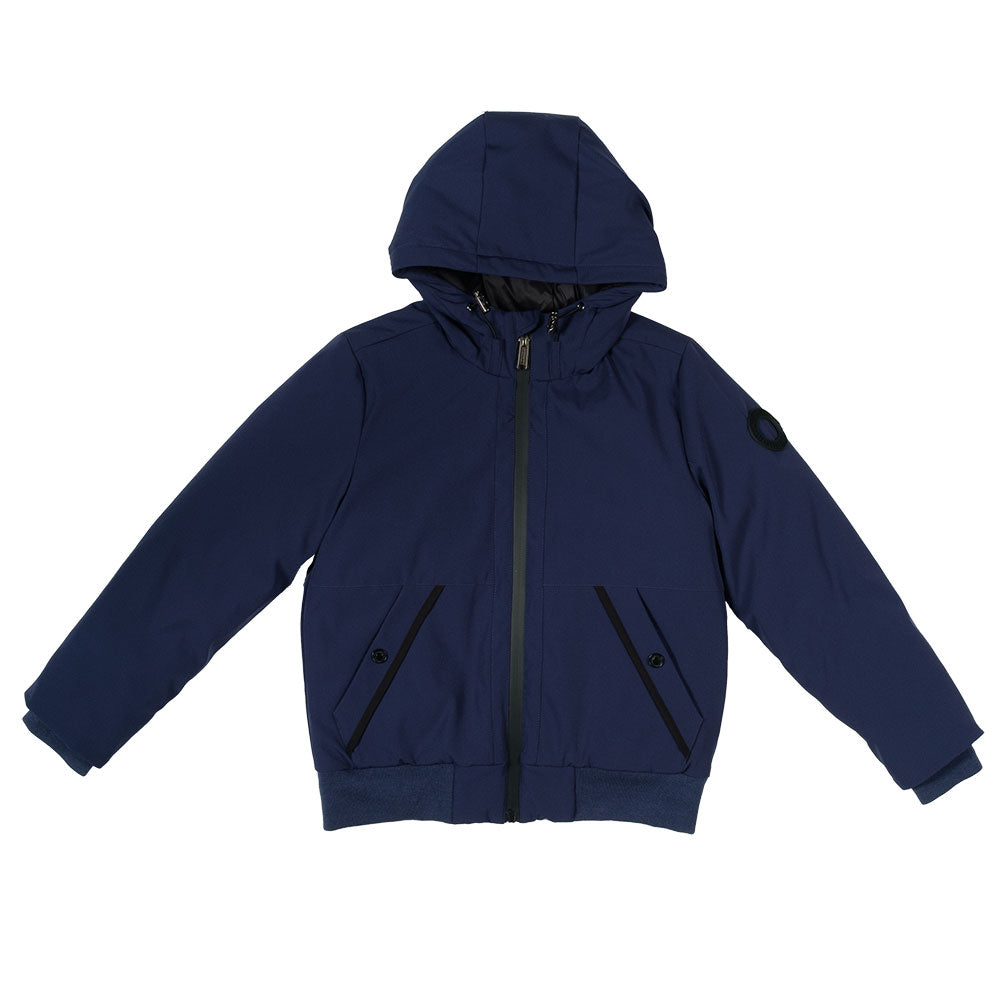 
Jacket from the Linea Linea Abbigliamento Bambino Bikkembergs collection, bomber model with hood...