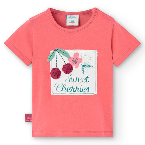 Maglietta jersey - BOBOLI - Sesso: Bambina - Colore: uni - Stagione: Primavera-Estate
