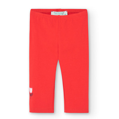 Leggins pirata elasticizzati - BOBOLI - Sesso: Bambina - Colore: Rosa - Stagione: Primavera-Estate