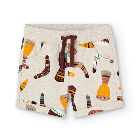 Printed Bermuda shorts for boys
