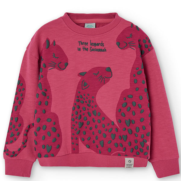 
Shirt of the Clothing Line Bambina Boboli, with prints of felines on solid coloured bottom.


Co...