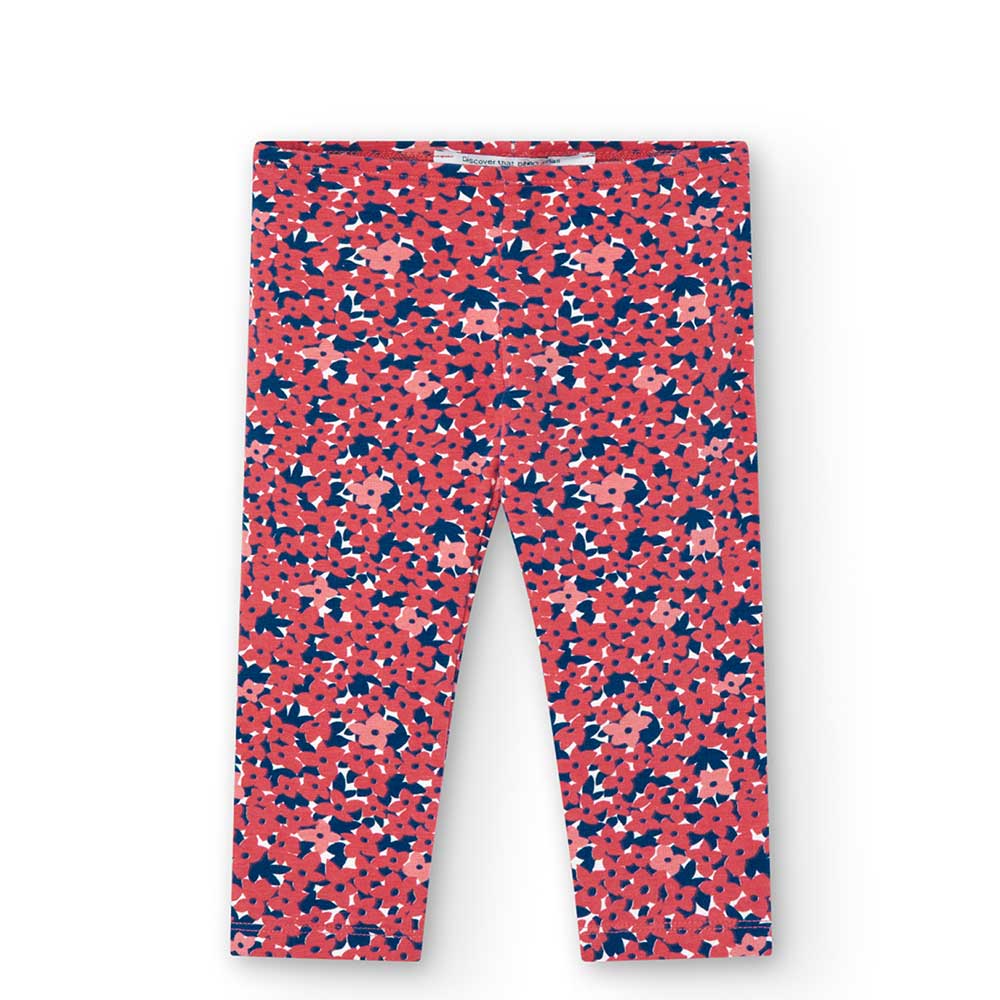 Leggings à motif multicolore de la Ligne Vêtements Fille Boboli,. 
Composition : 95 % coton, 5 % ...