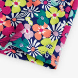 Short en molleton fleurs pour fille