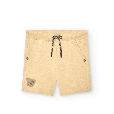 Flame knitted shorts for newborns