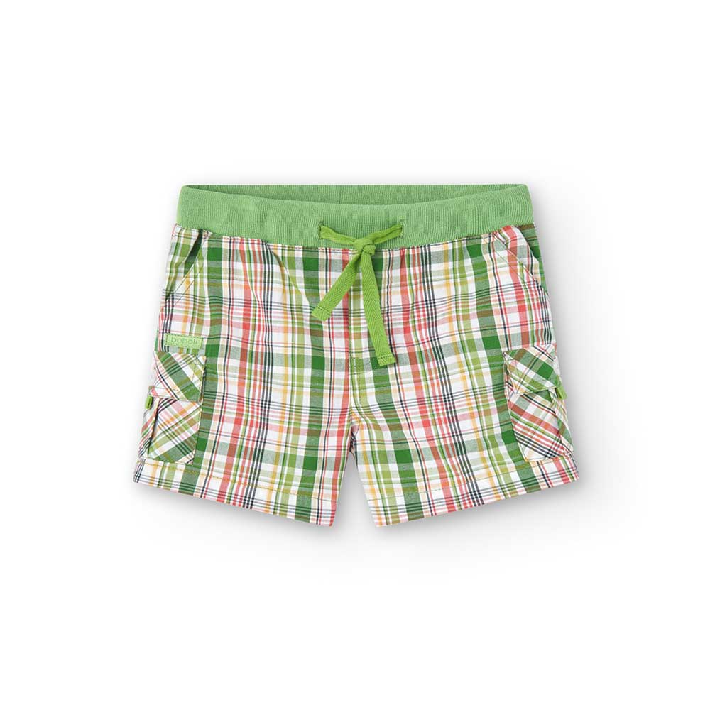 Short de la ligne Vêtements Enfant Boboli, avec poches latérales à bouton. Taille élastique avec ...
