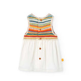 Robe en maille combinée pour bébés