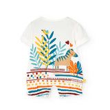 Combinaison en jersey pour fille