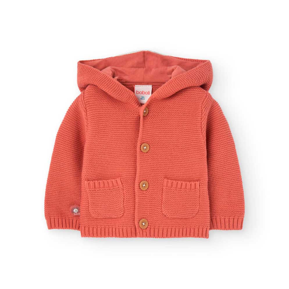 Cardigan della Linea Abbigliamento Bambino Boboli, con taschine sul davanti e bottoncini in legno...