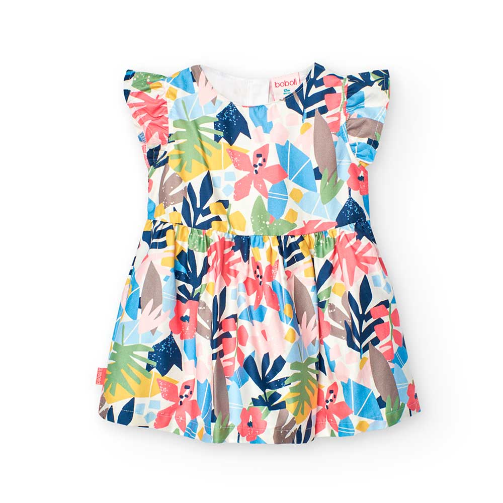 
Robe de la ligne Vêtements Fille Boboli, en coton à motif multicolore avec culotte assortie.


C...
