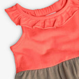 Vestito jersey con fronzoli - BOBOLI - Sesso: Bambina - Colore: uni - Stagione: Primavera-Estate