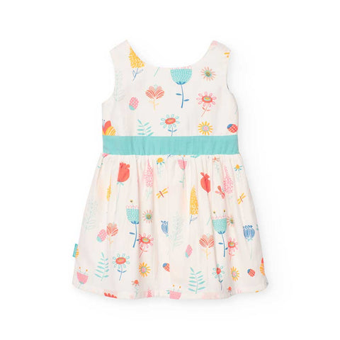Satin dress for girl