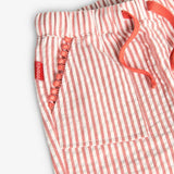 Striped poplin pants for babies