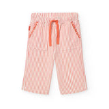 Pantalons en popeline rayés pour bébés