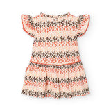 Robe en jersey imprimé pour fille