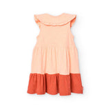 Robe en jersey flame pour fille