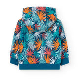 Printed fleece jacket for babies