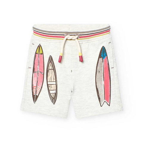 Short en sweat-shirt