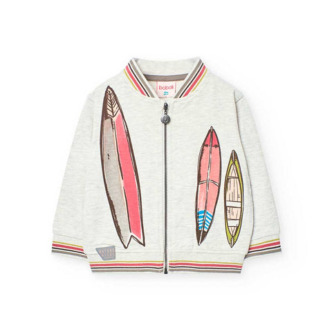 Veste en molleton flame pour bébés