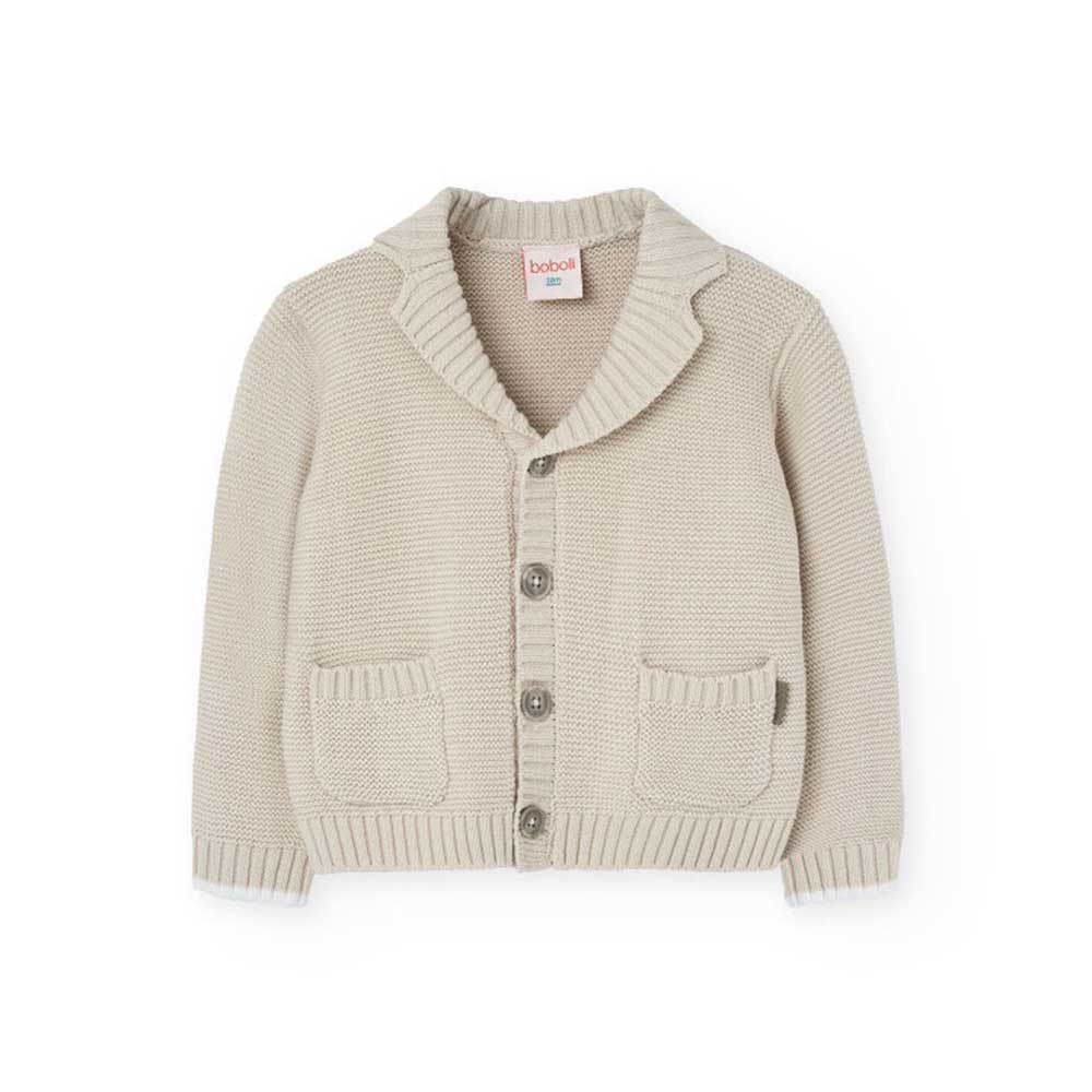 Cardigan della Linea Abbigliamento Bambino Boboli,  con collo a giacca e taschine sul davanti.

C...