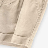 Bermuda lino - BOBOLI - Colore: Beige - Stagione: Primavera-Estate