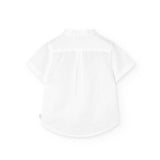 Short-sleeve linen shirt for babies