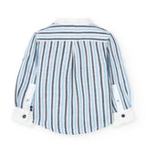 Striped linen shirt for babies