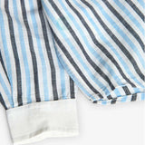 Striped linen shirt for babies