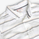 Striped linen shirt for boy