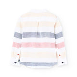 Striped linen shirt for boy