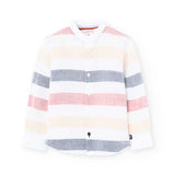 Striped linen shirt for boy