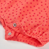 Tutina jersey pois - BOBOLI - Sesso: Bambina - Colore: Arancione - Stagione: Primavera-Estate