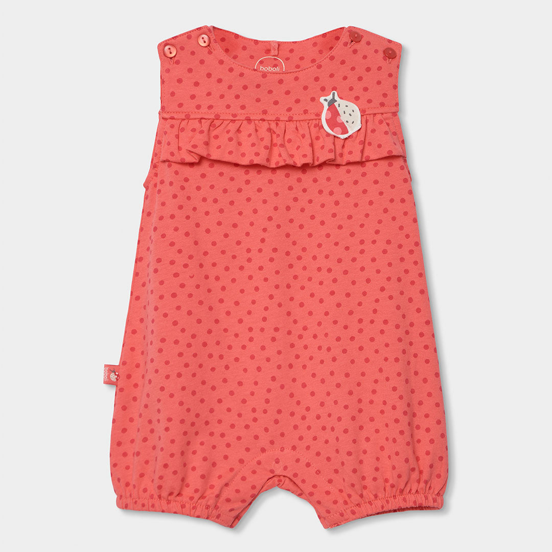 Pagliaccetto della Linea Abbigliamento Bambina Boboli, con apewrtura sul fondo e sulle spalline. ...