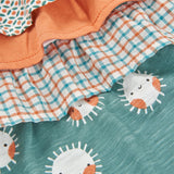 Vestito jersey stampato - BOBOLI - Sesso: Bambina - Colore: Azzurro - Stagione: Primavera-Estate