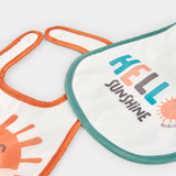 Pack de 2 bavoirs pour nouveau-nés