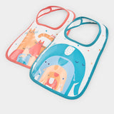 Pack 2 bavaglini per neonati - BOBOLI - Sesso: Unisex - Colore: uni - Stagione: Primavera-Estate