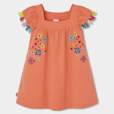 Robe en jersey à motif flammes