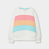 sweat molletonné avec bandes