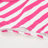 Costume da bagno a righe - BOBOLI - Sesso: Bambina - Colore: Fucsia - Stagione: Primavera-Estate