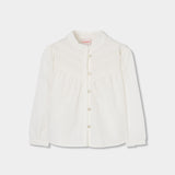 Camicia batista fantasia - BOBOLI - Sesso: Bambina - Colore: Bianco - Stagione: Primavera-Estate