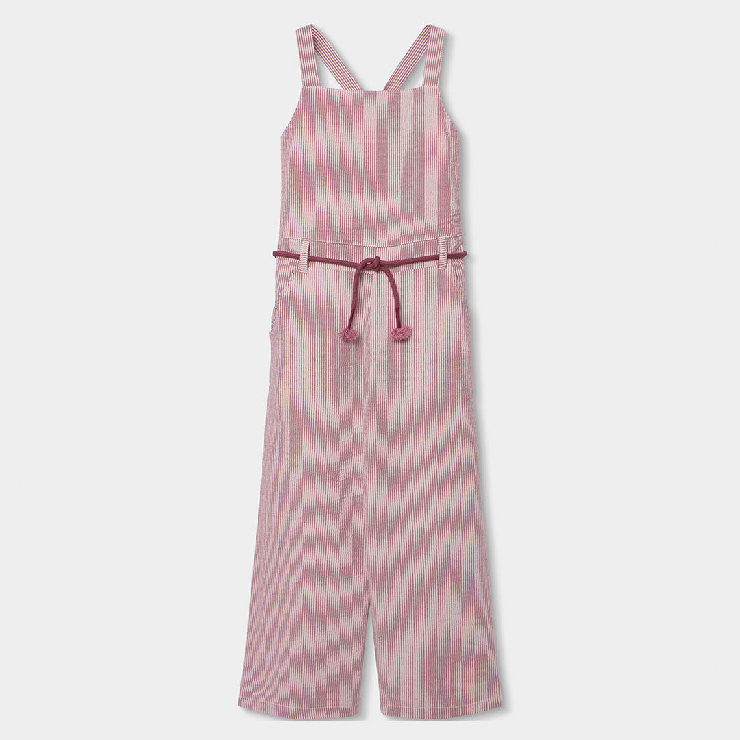 Combinaison de la ligne prêt-à-porter pour fille Boboli, avec bretelles et pantalon palazzo. Cord...