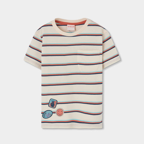 T-shirt en jersey à rayures