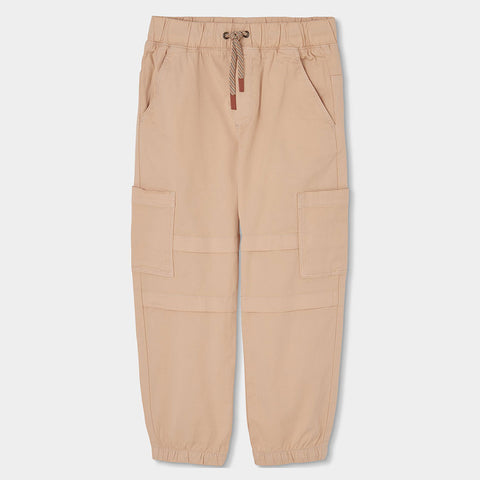 Pantaloni gabardina elastica - BOBOLI - Colore: Panna - Stagione: Primavera-Estate